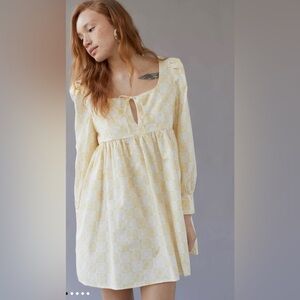 UO Glamorous Sunflower Check Dress